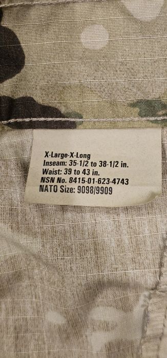 Нові оригінальні штани армії USA /ОСР  Scorpion W2/Multicam