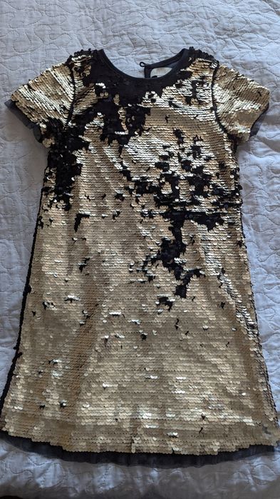 Сукня плаття святкова з двосторонніми паєтками