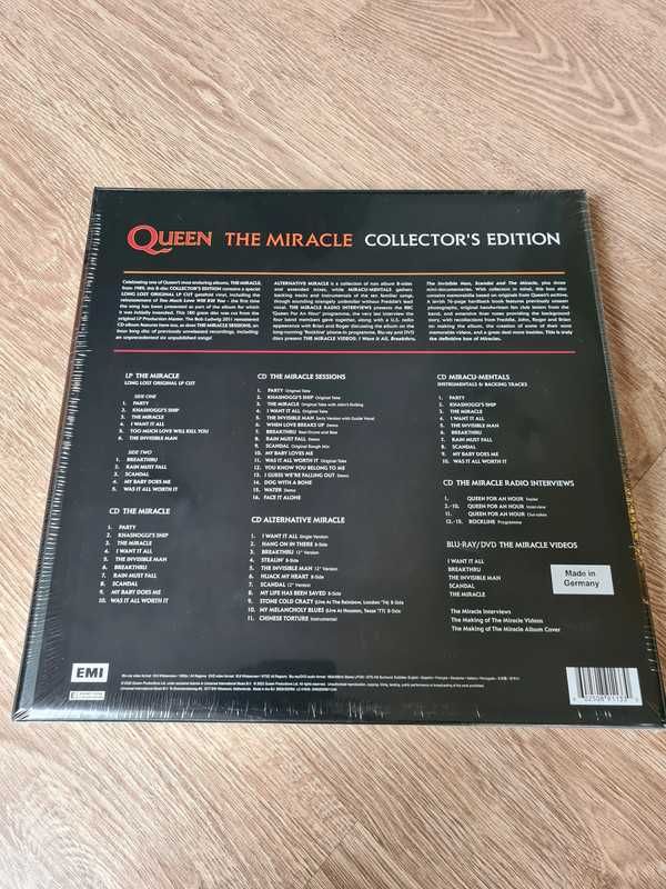 Queen the Miracle box kolekcjonerski Collector's Edition 8 płyt!