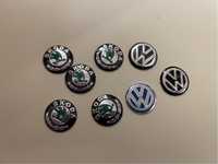 Логотип на брелок ключей Volkswagen, Skoda, ключ, 3D, наклейка эмблема