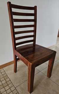 Krzesła z palisandru (6 sztuk).