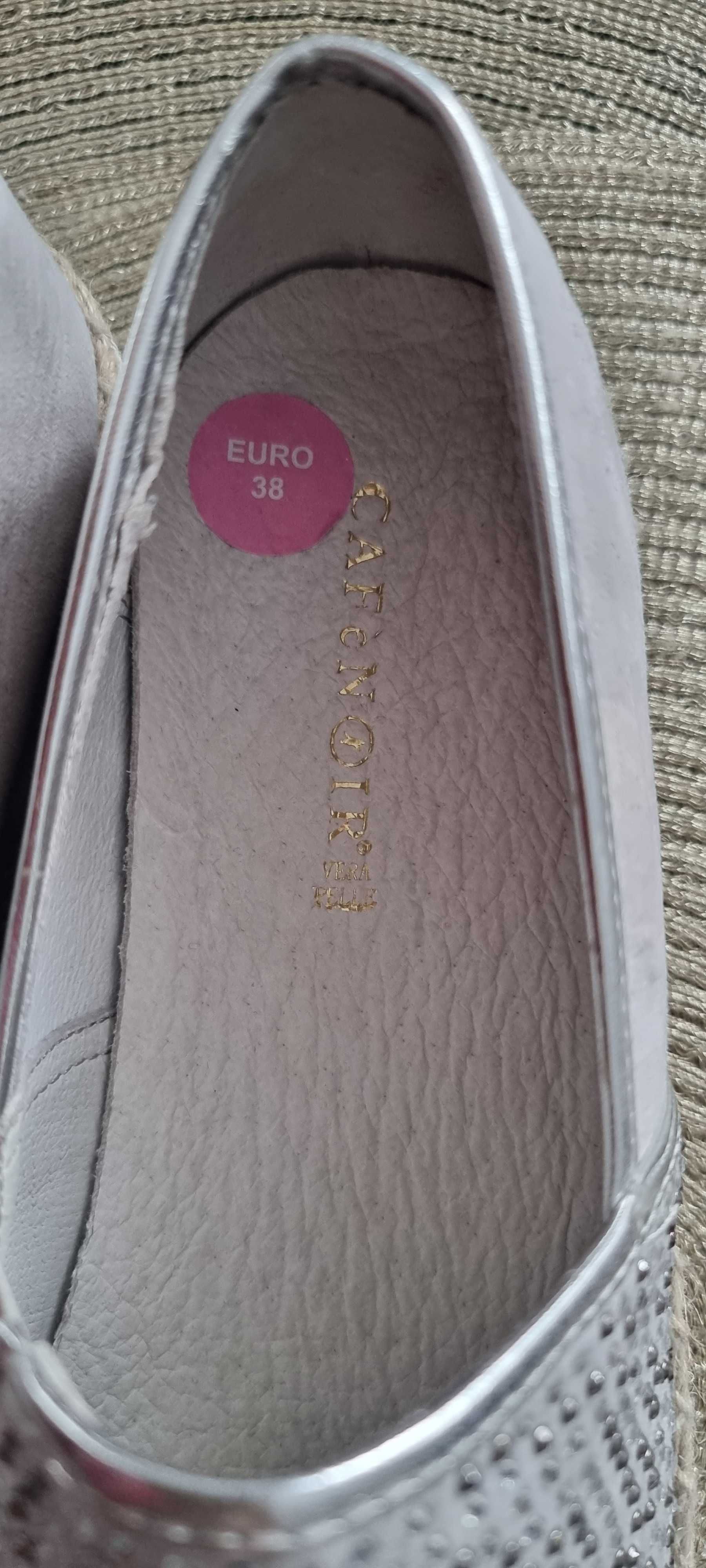 Buty, półbuty Cafe Noir 38, nowe