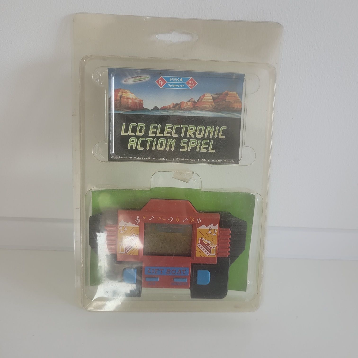 LCD Elektroniczna gra z lat 90tych LIFT BOAT