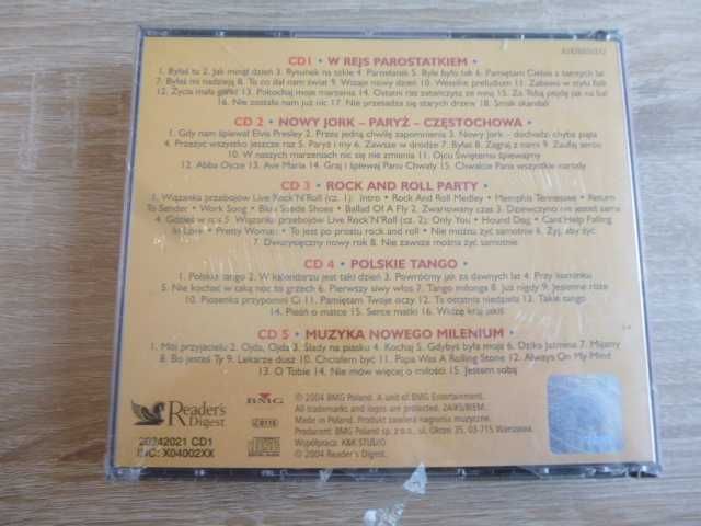 KRZYSZTOF KRAWCZYK - Jestem sobą - 5 CD Readers Digest - nowa w folii