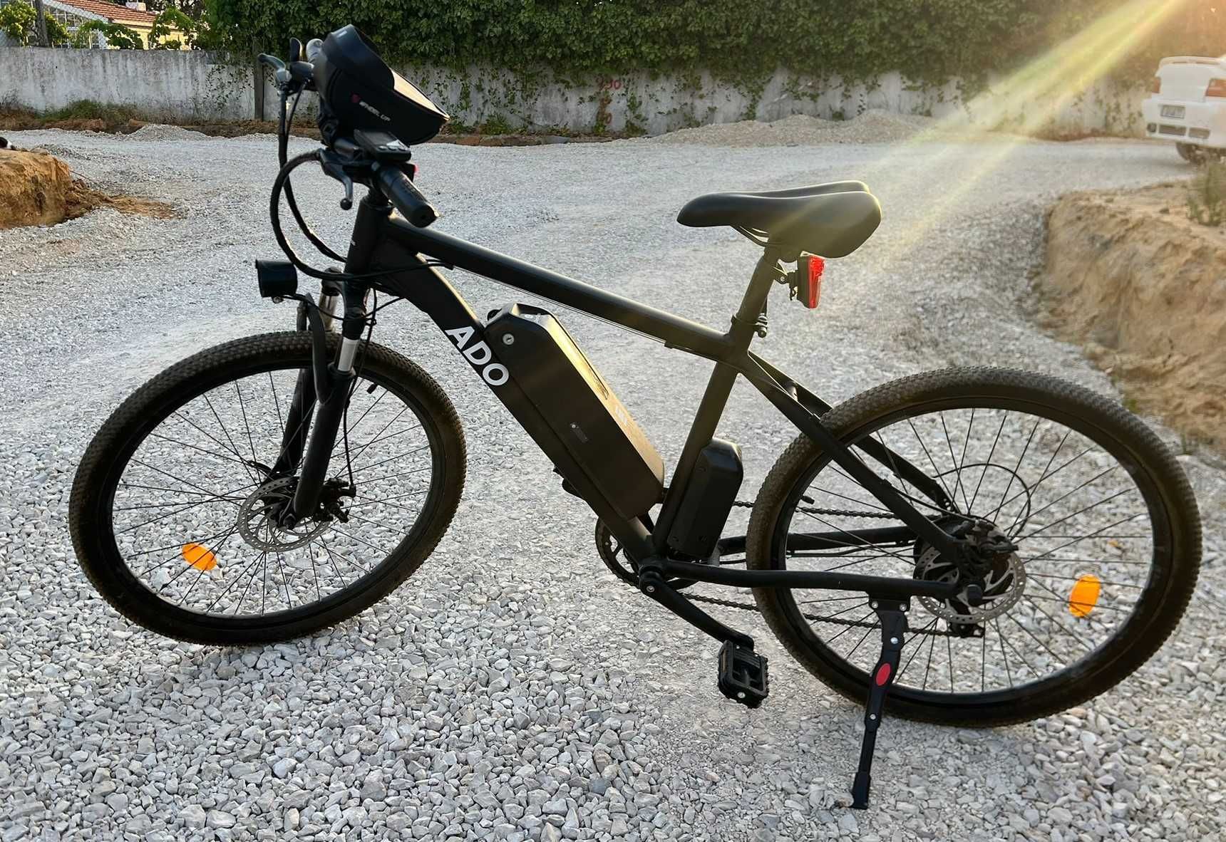 Bicicleta Elétrica ADO A26 Cross-Country EBike Preta