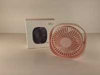 E196 Mini Wentylator Biurkowy Przenośny Cichy USB Naturalny Wiatr