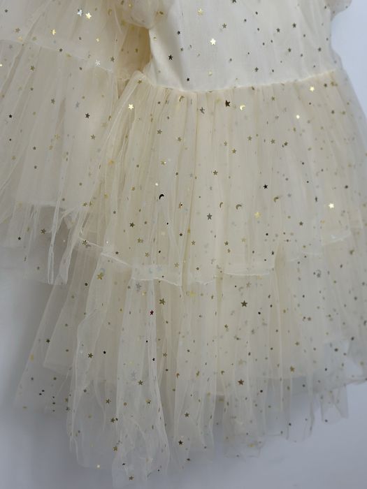ЄРозміри Сукні плаття зірочка зірка сніжинка ангелик ангел біла золота