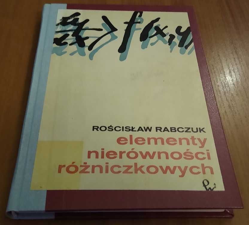Elementy nierówności różniczkowych / Rościsław Rabczuk twarda