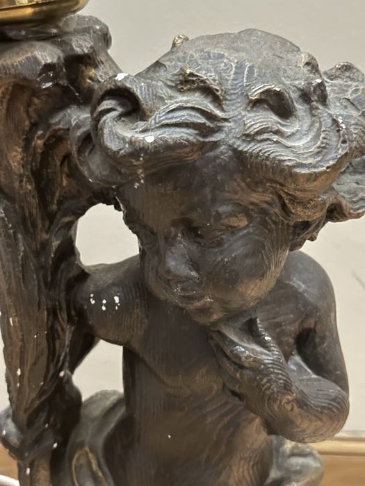 Candieiro anjo querubim