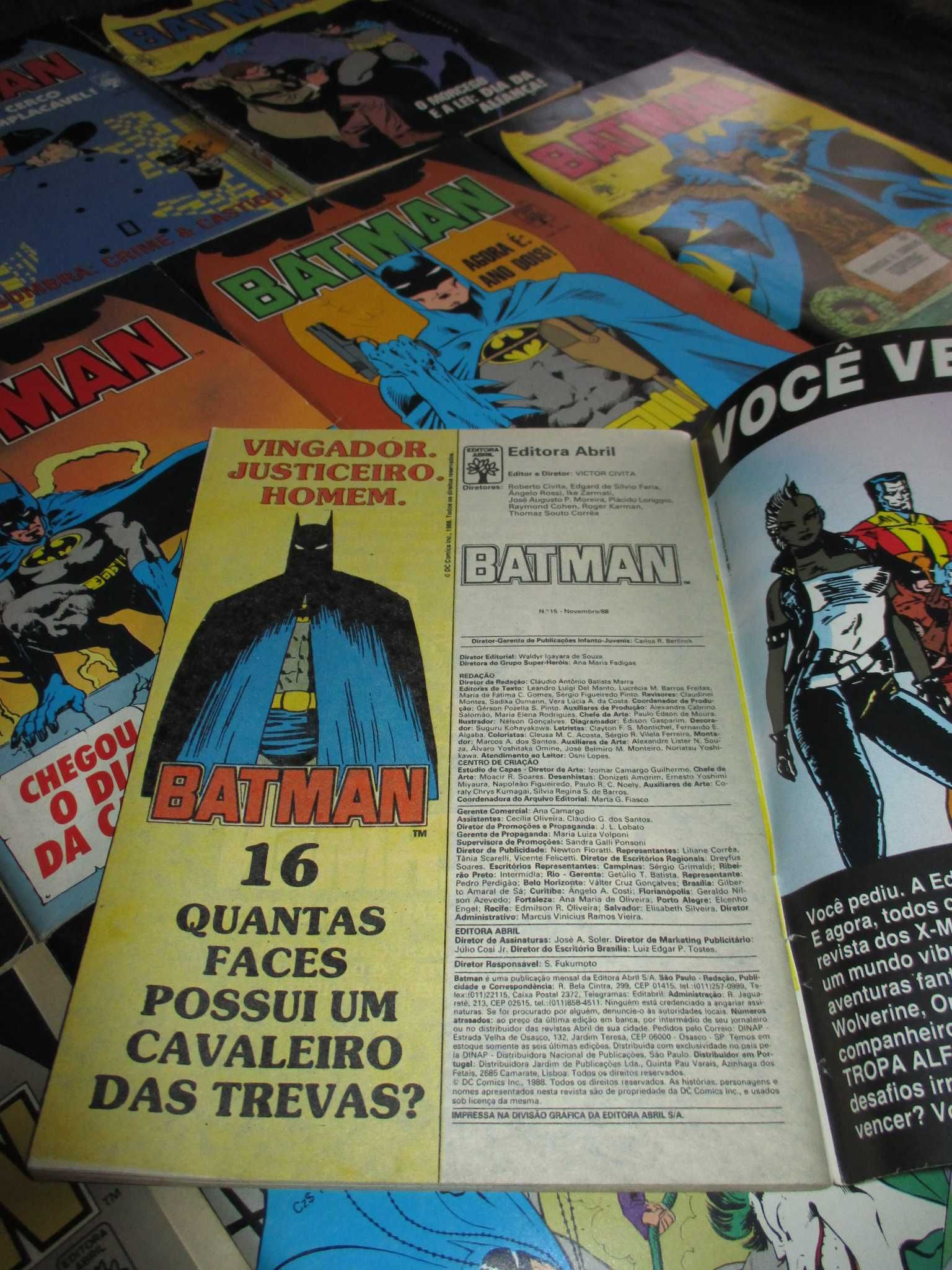 Livros BD Batman 2ª Série Abril DC Comics 1987