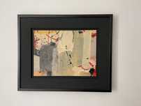 Quadro abstrato do pintor Manuel Malheiro