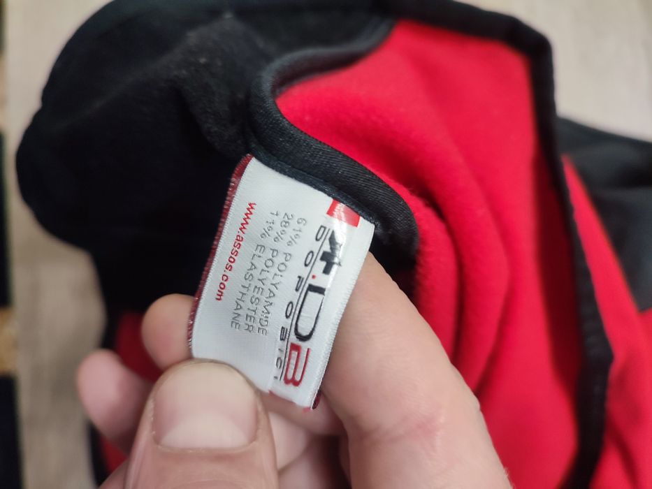 Велоджерсі з довгим рукавом на мікрофлісі assos size m