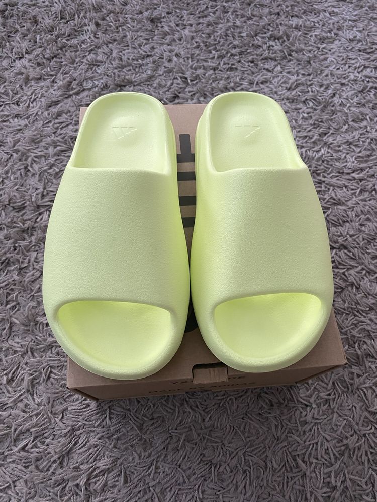 Adidas Yeezy slide glow green