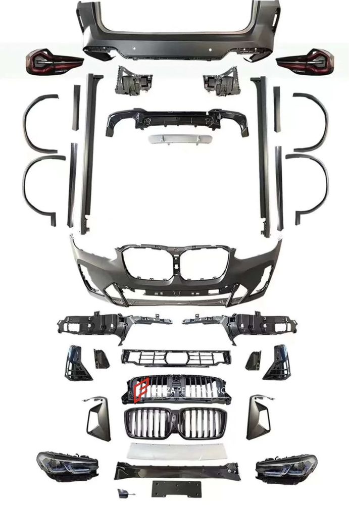 Рестайлинг G01 X3 BMW Обвес M-Tech M-TEK LCI 2023+ Бампер Фари Фонари