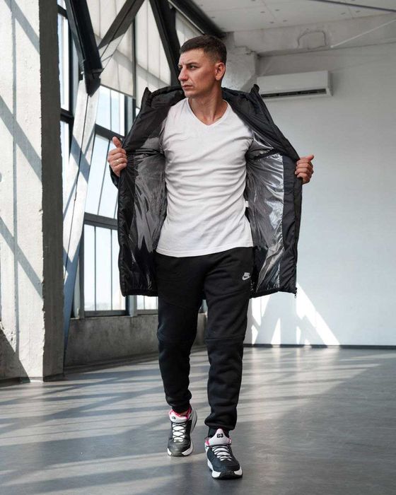 Парка мужская зимняя Nike omney длинная до -25°C куртка найк теплая