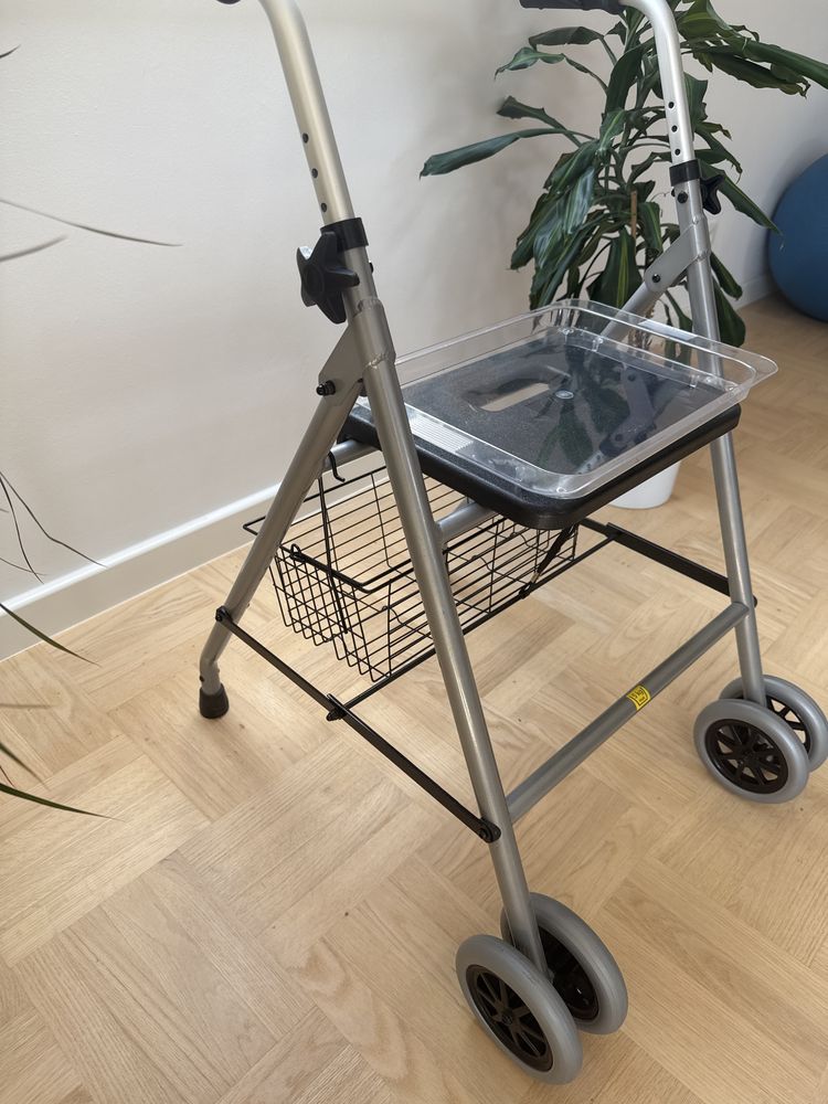 Chodzik/balkonik rehabilitacyjny nowy z siedziskiem