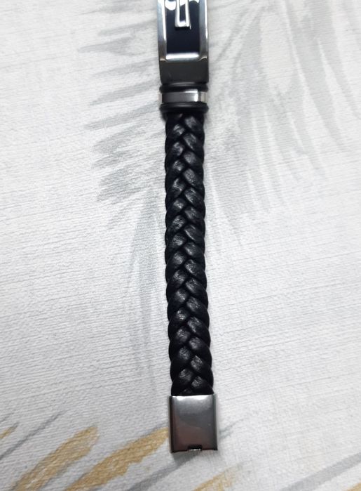 Pulseira preta nova para homem