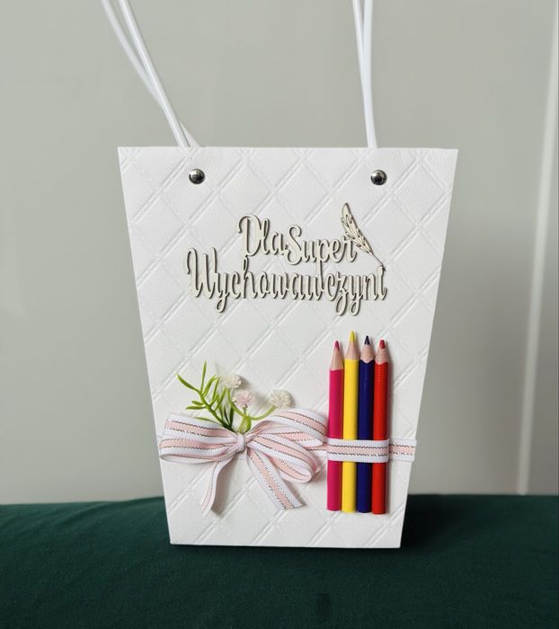 Torebeczka na prezent dla nauczyciela