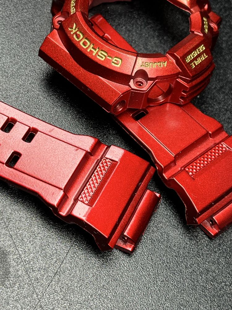 Casio G-Shock GW-9400 Rangeman zestaw pasek i bezel Iron Man polysk