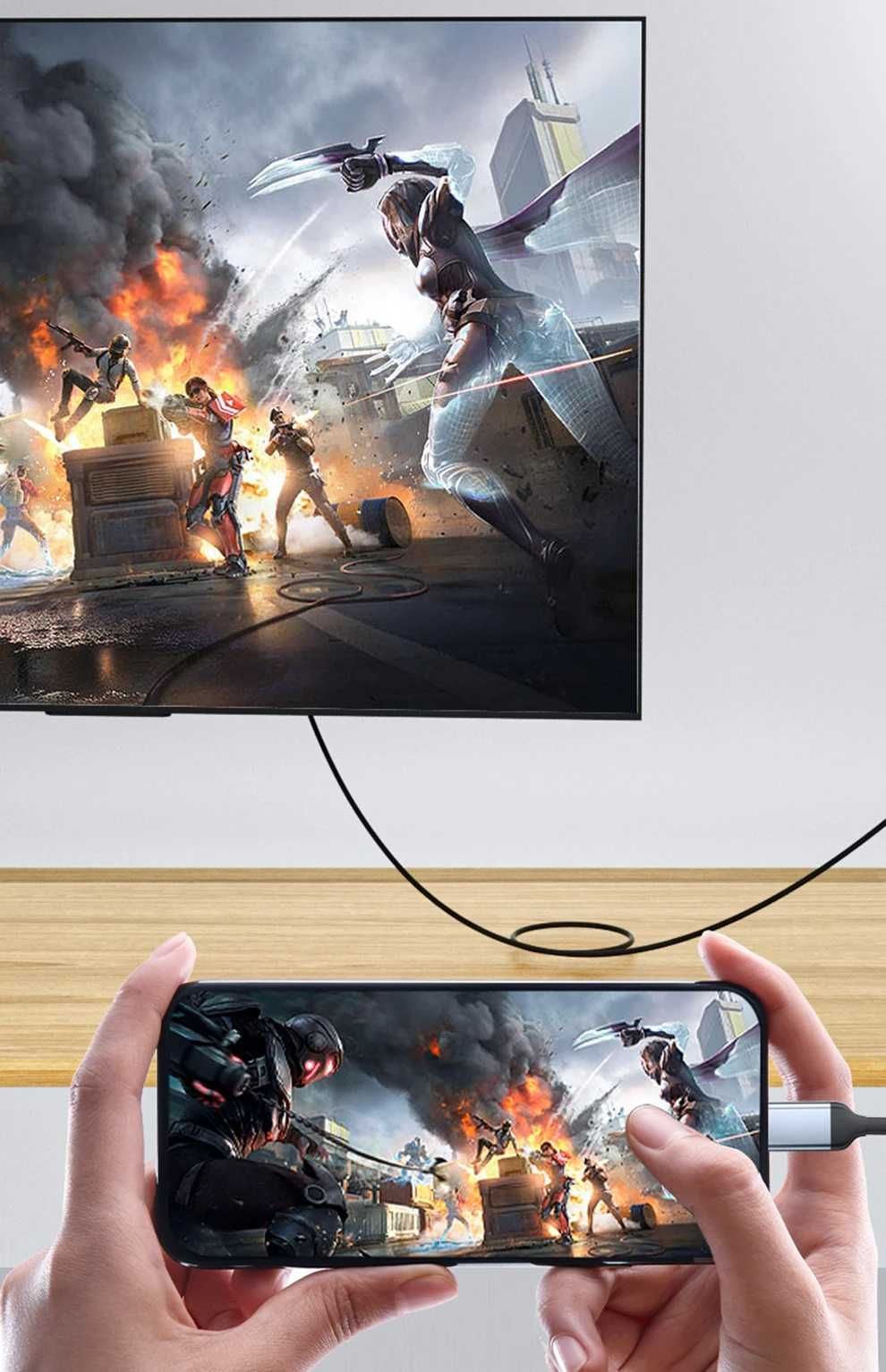 Кабель Unnlink USB-C to DisplayPort DP1.4 1/2/3m 8K/60Hz, 4K/144Hz