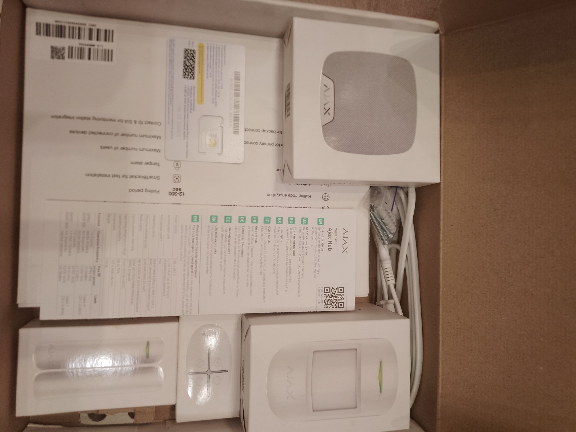 Хіт Ajax Starter kit GSM комплект беспроводной сигнализации в дом офис