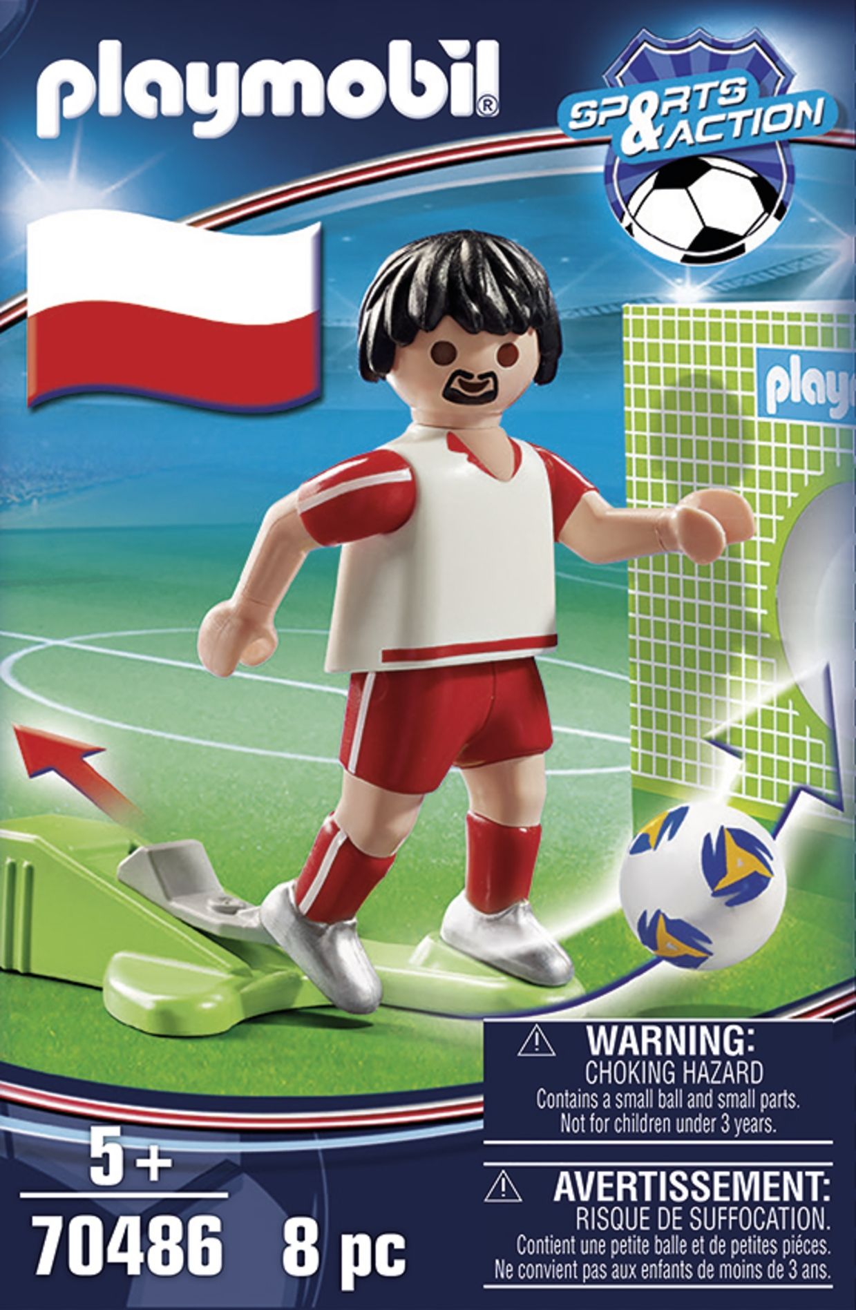 Playmobil 70486 Piłkarz reprezentacji Polski Sports&Action POLAK