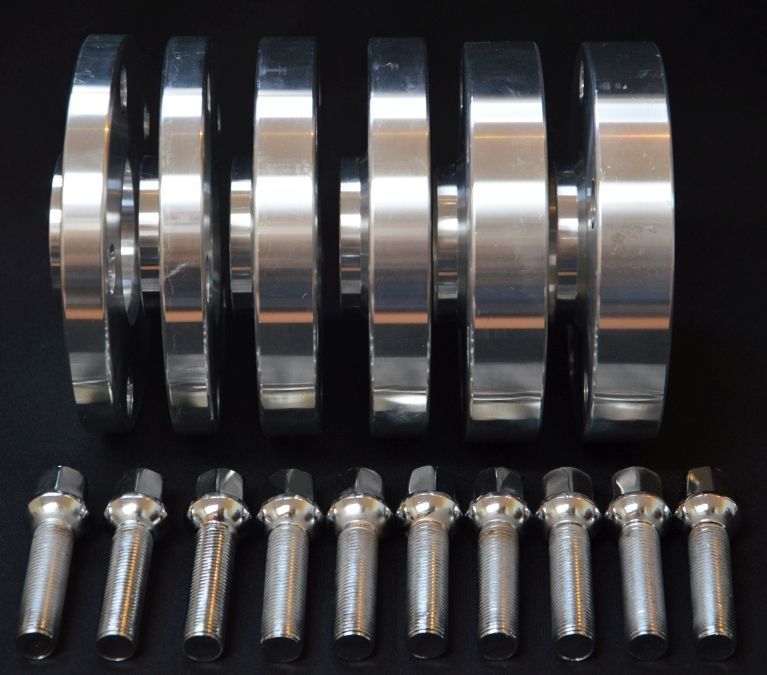 Dystanse 10/15/20/25/30mm+śruby DO FIAT PUNTO,STILO,BRAVO itd - NOWE!