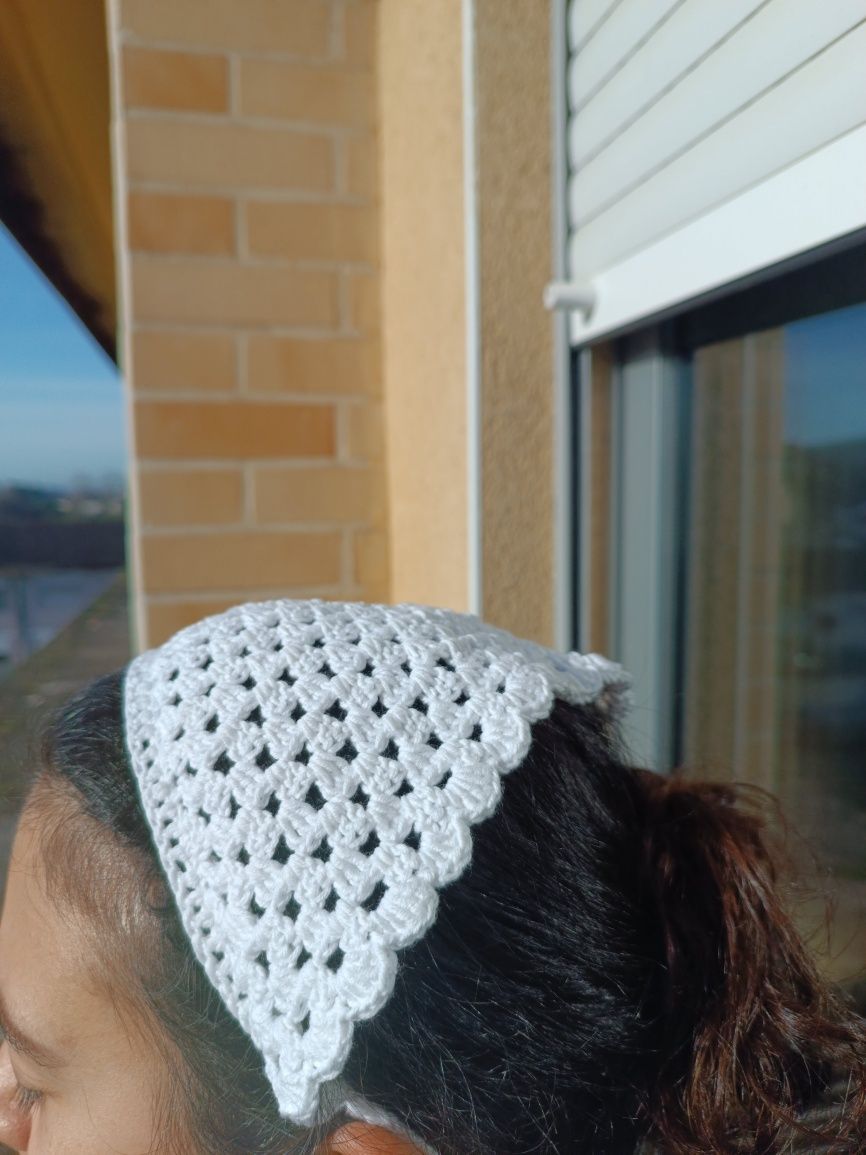 Bandana em croche