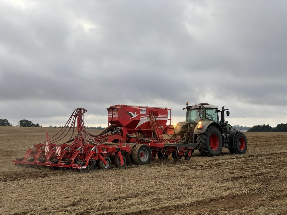 Usługi siewu siew rzepaku zbóż StripTill NoTill uprawa pasowa