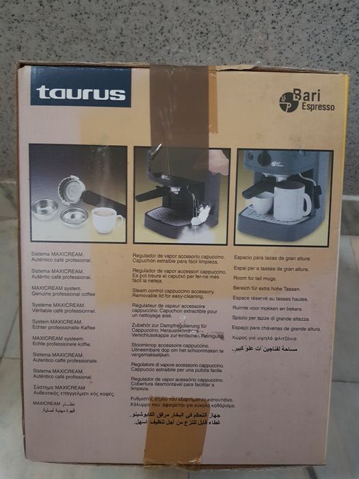 Máquina de Café Expresso TAURUS - BARI ESPRESSO - Nova