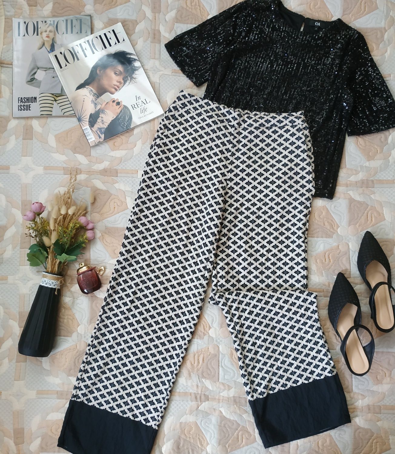 Стильні брюки Zara, 89% віскоза