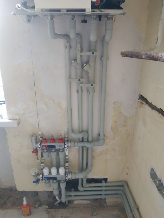 Отопление Монтаж опалення, теплих водяних підлог, котлів,