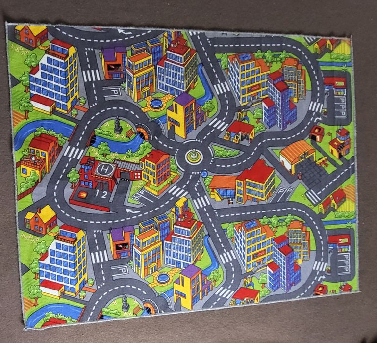 Dywan dziecięcy miasto 2x1,5m