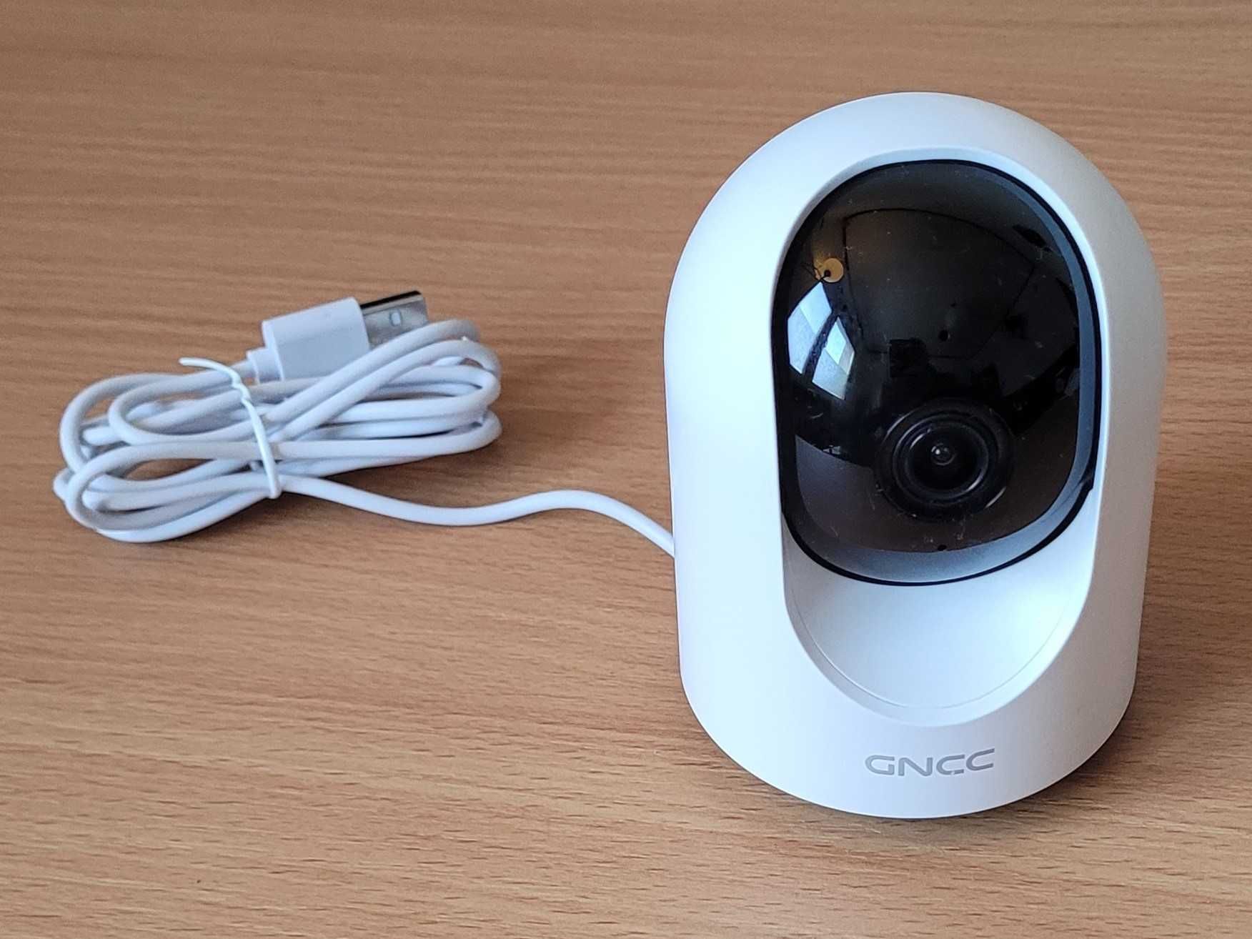 GNCC P1 Wewnętrzna Kamera Bezpieczeństwa z Noktowizorem 2.4G WiFi 360