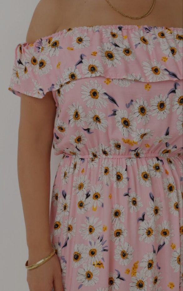 NOWA sukienka jasnoróżowa, M/XL