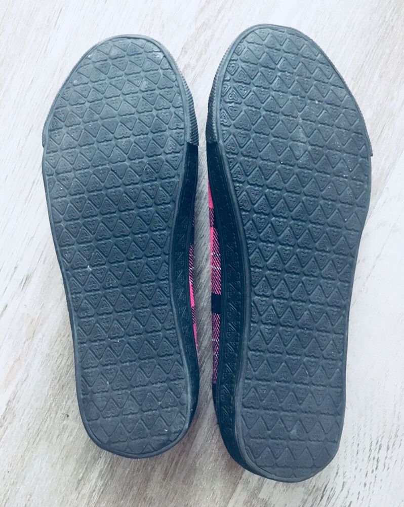Roxy balerinki 38 skórzane różowe buty klapki tenisowki