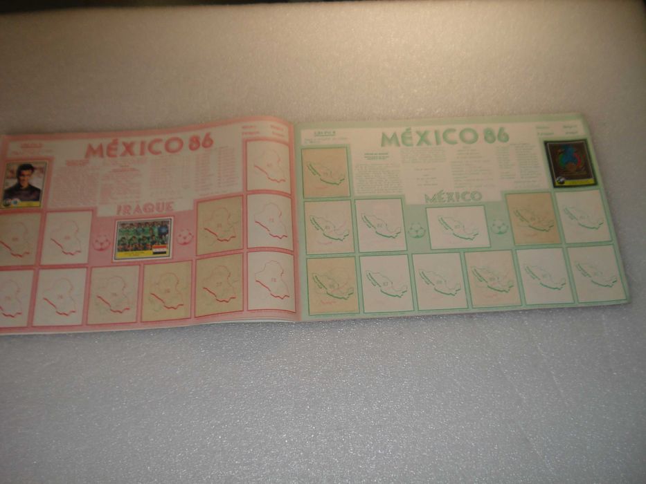 Antiga Caderneta Cromos México 86 Incompleta