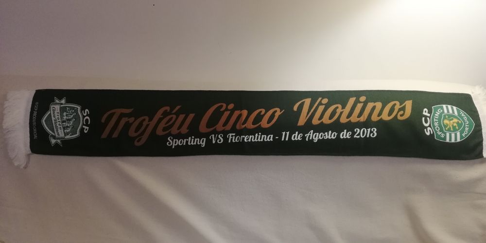 Cachecol sporting trofeu 5 violinos