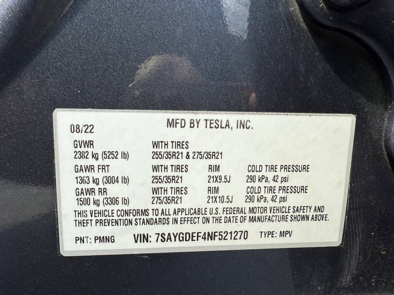 Tesla Model Y PERFORMANCE 2022