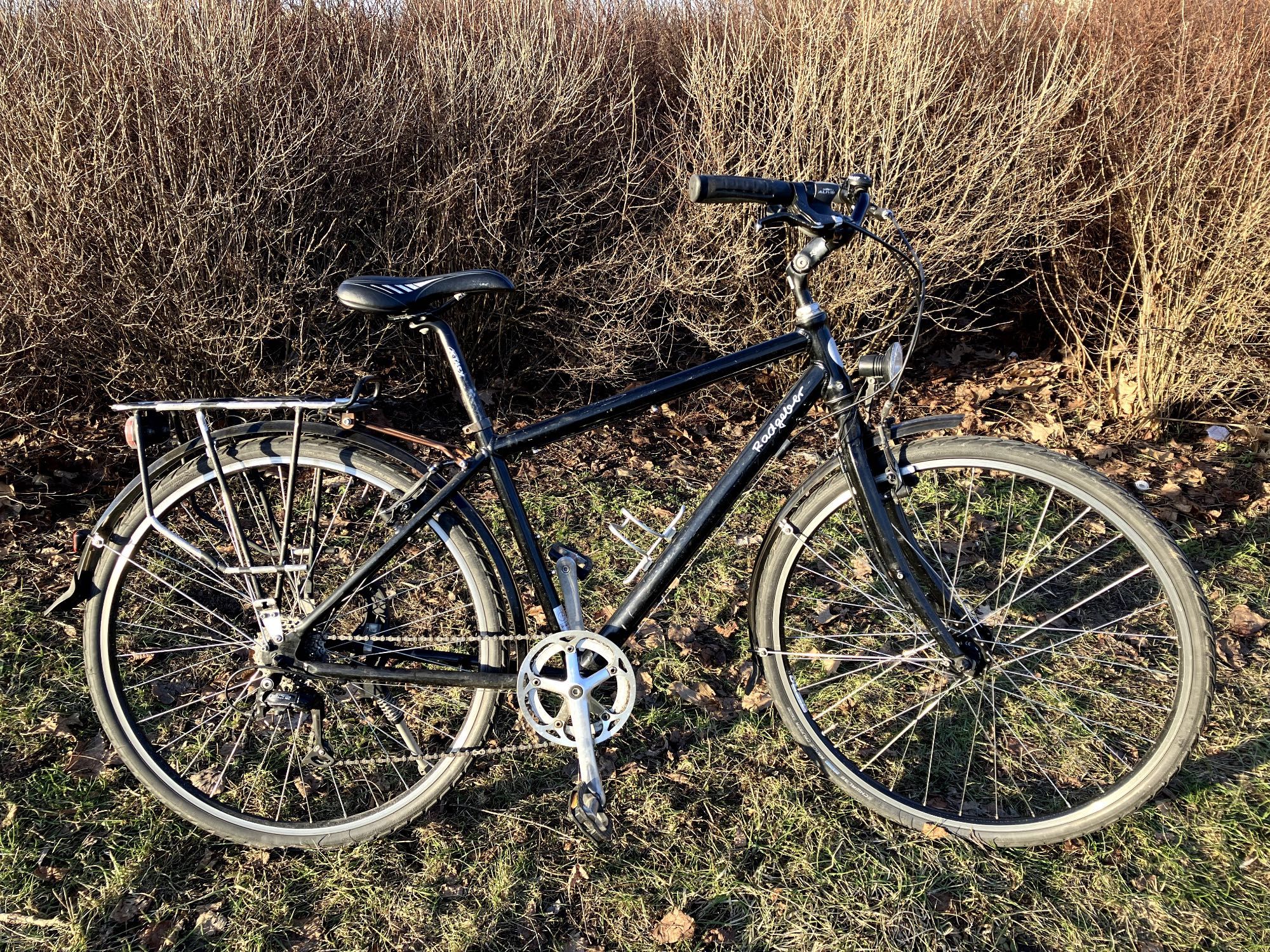 Lekki rower trekkingowy aluminiowy rama 17” 14kg Radgeber W-wa