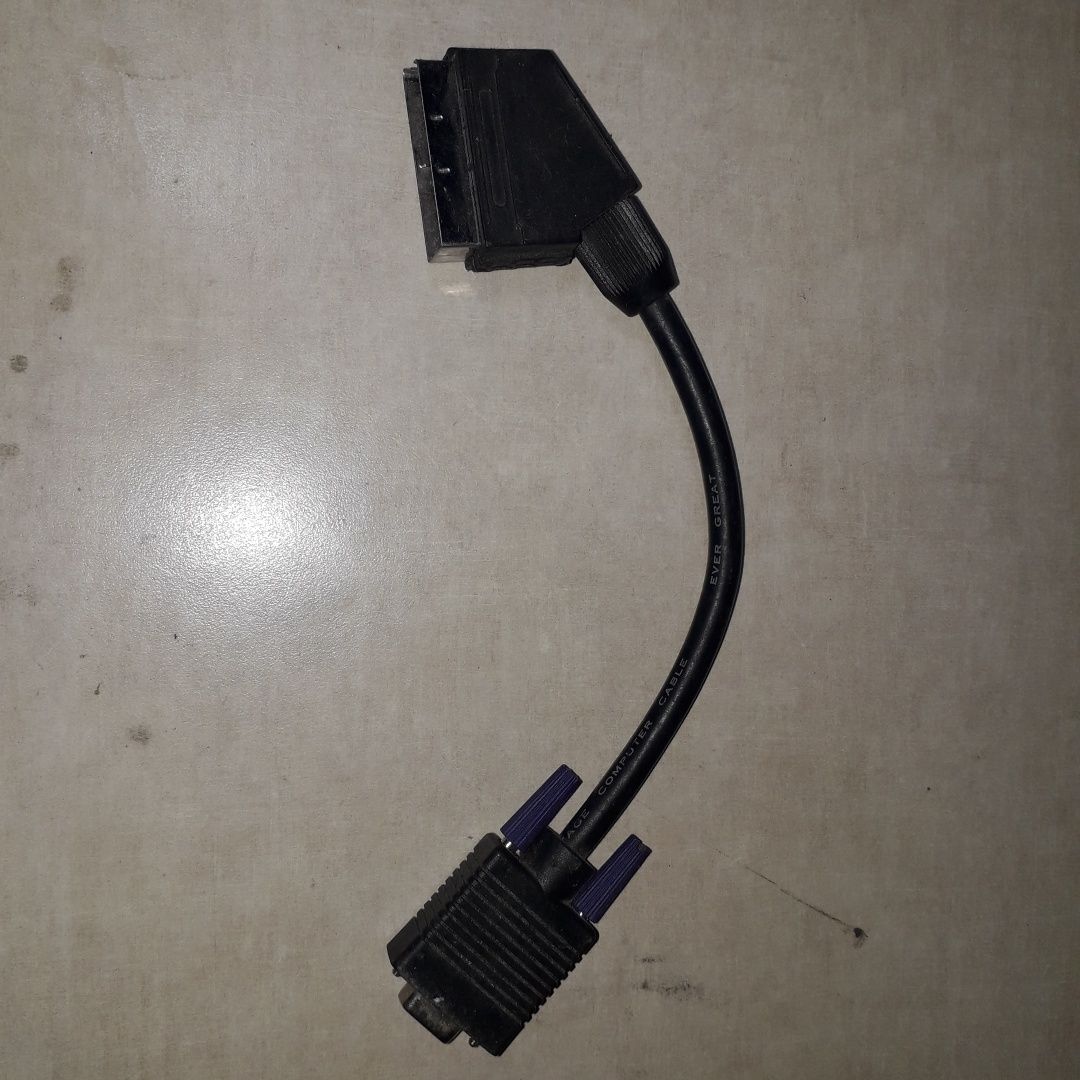 Kabelek adapter VGA to Euro scart