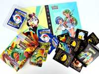 Wielki zestaw Pokemon karty z albumem A5 nowe zabawki