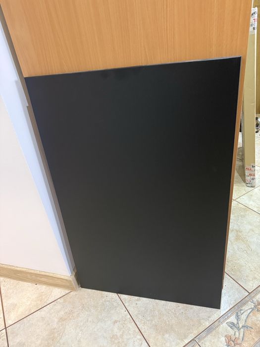 Tablica magnetyczna metalowa KREDOWA CZARNA 90x60cm