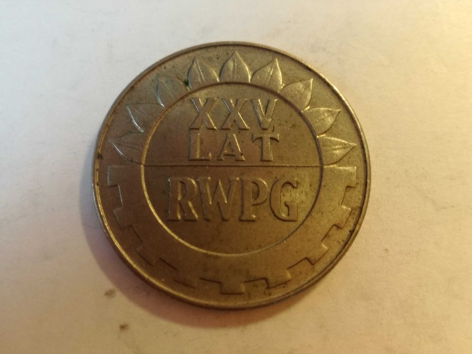 Moneta 20zł XXV LAT RWPG