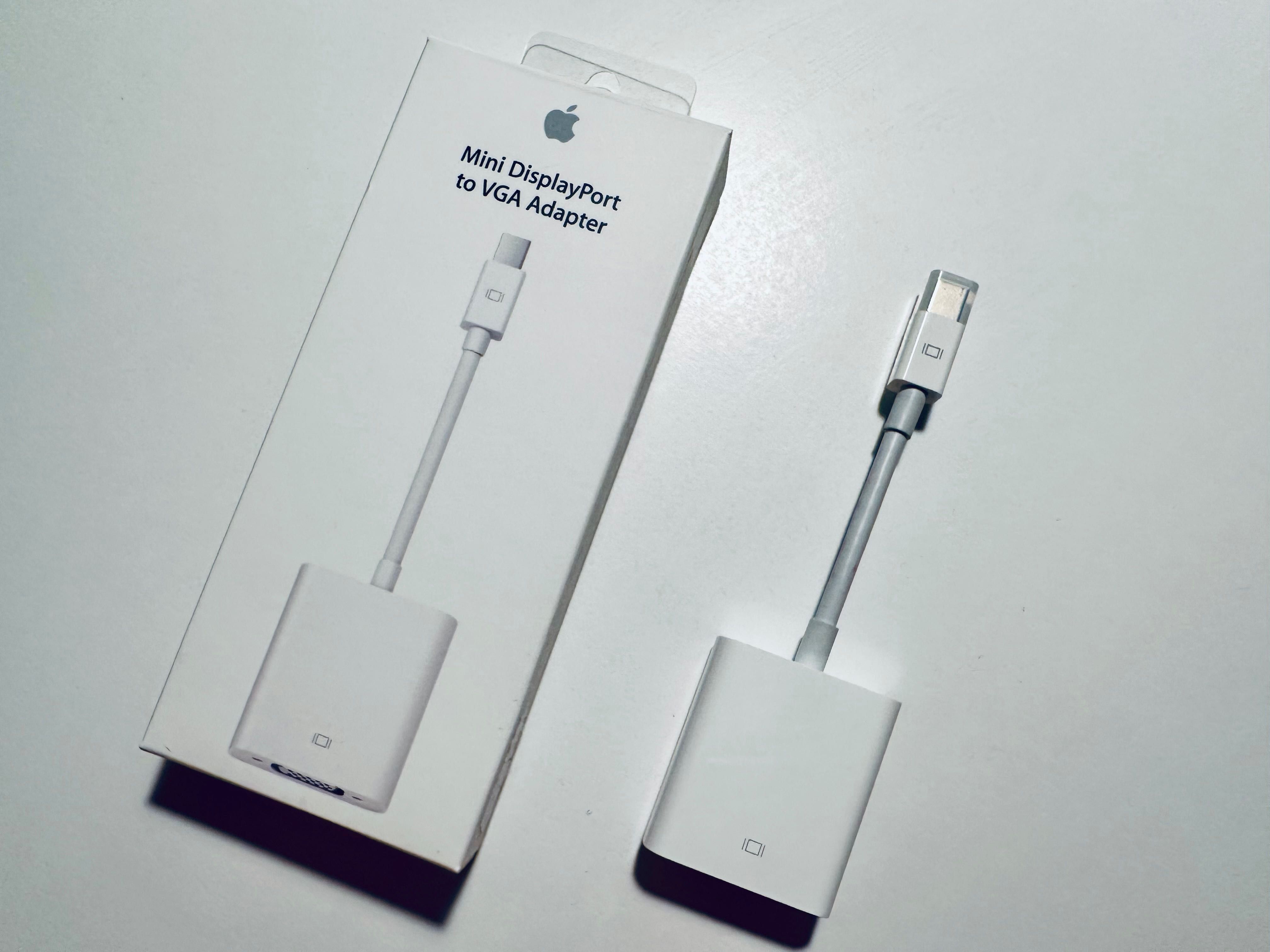 Oryginalna przejściówka Apple z Mini DisplayPort na VGA