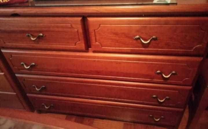 conjunto de quarto madeira maciça