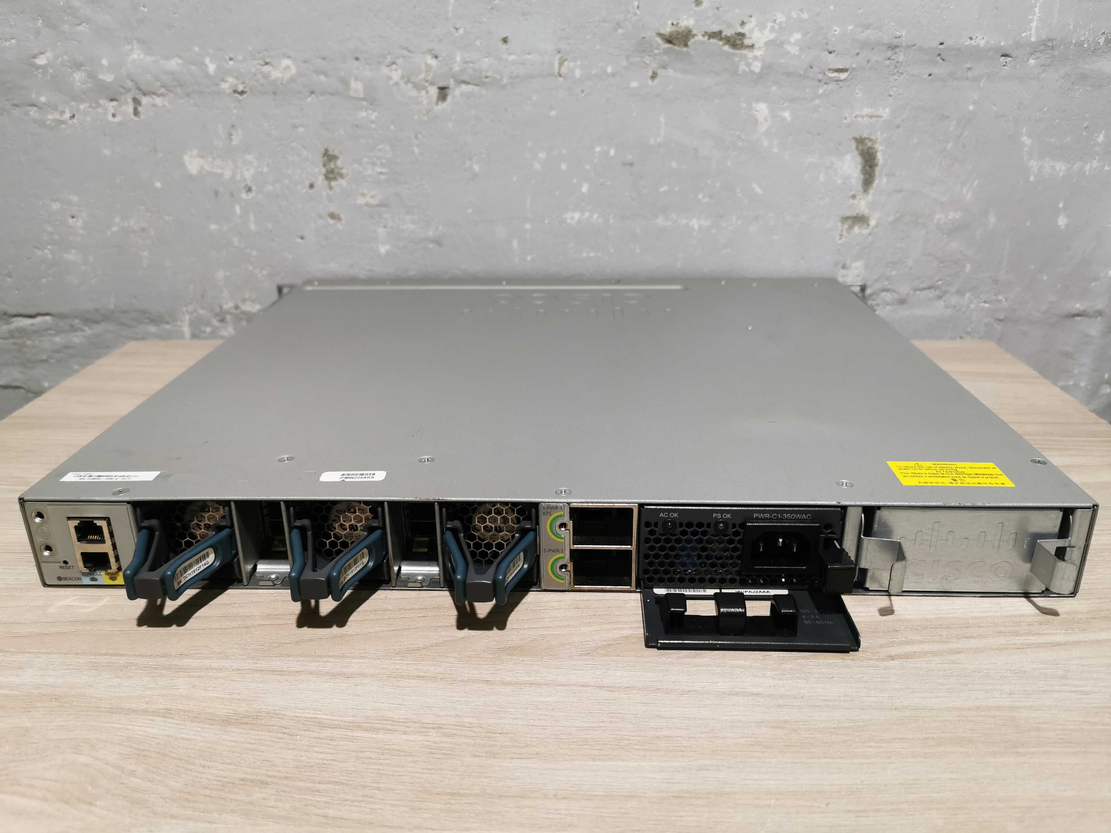 Коммутатор Cisco WS-C3850-12S-E (12 Port GE SFP IP Services) нал/БН