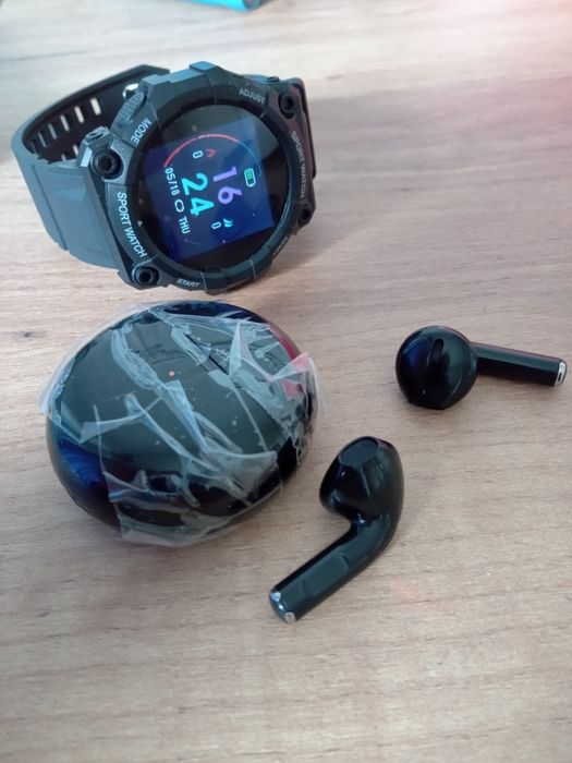 Nowy Zestaw Smart Watch oraz słuchawki Bluetooth Pro6