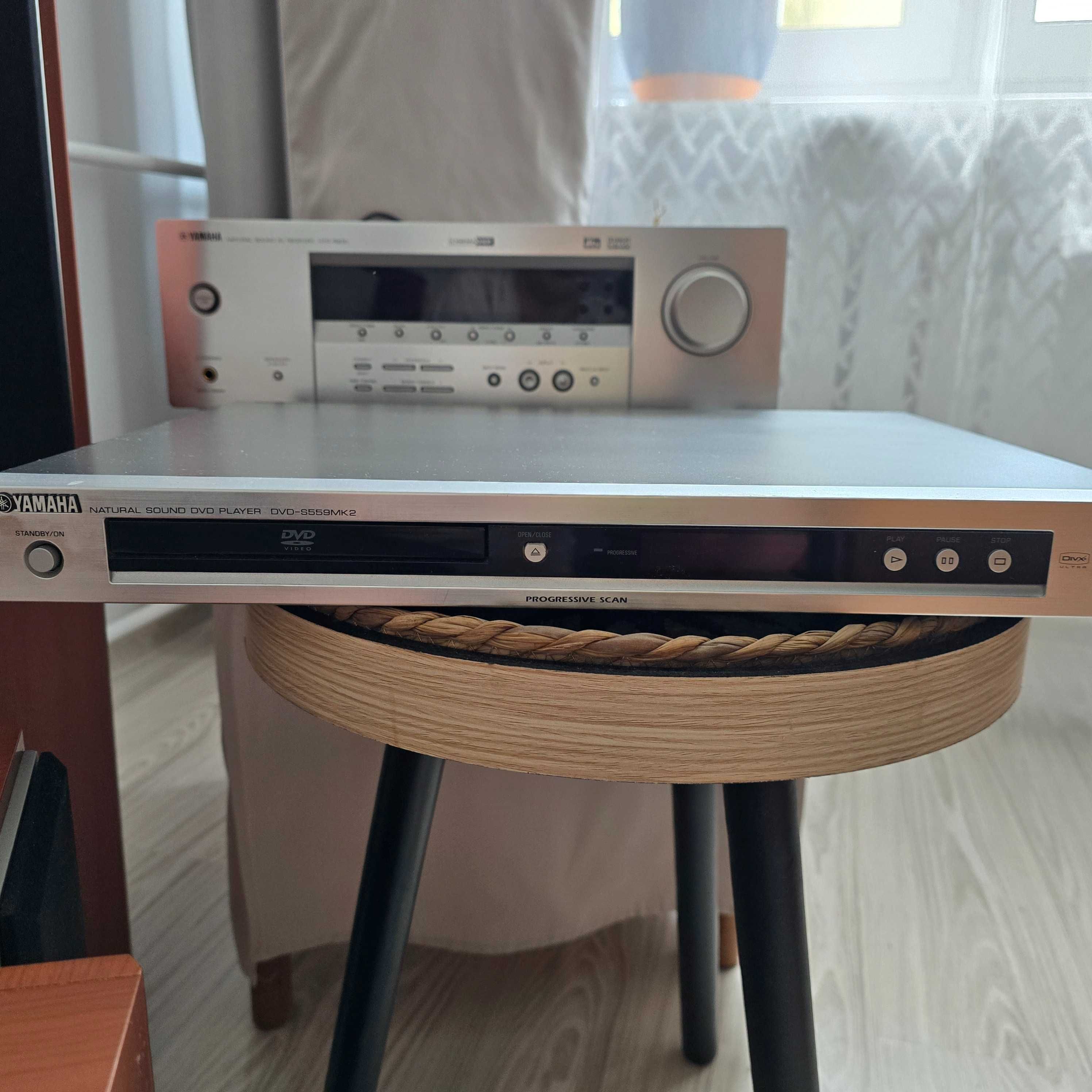 Kino domowe Yamaha + kolumny Prism – komplet, sprawny zestaw!