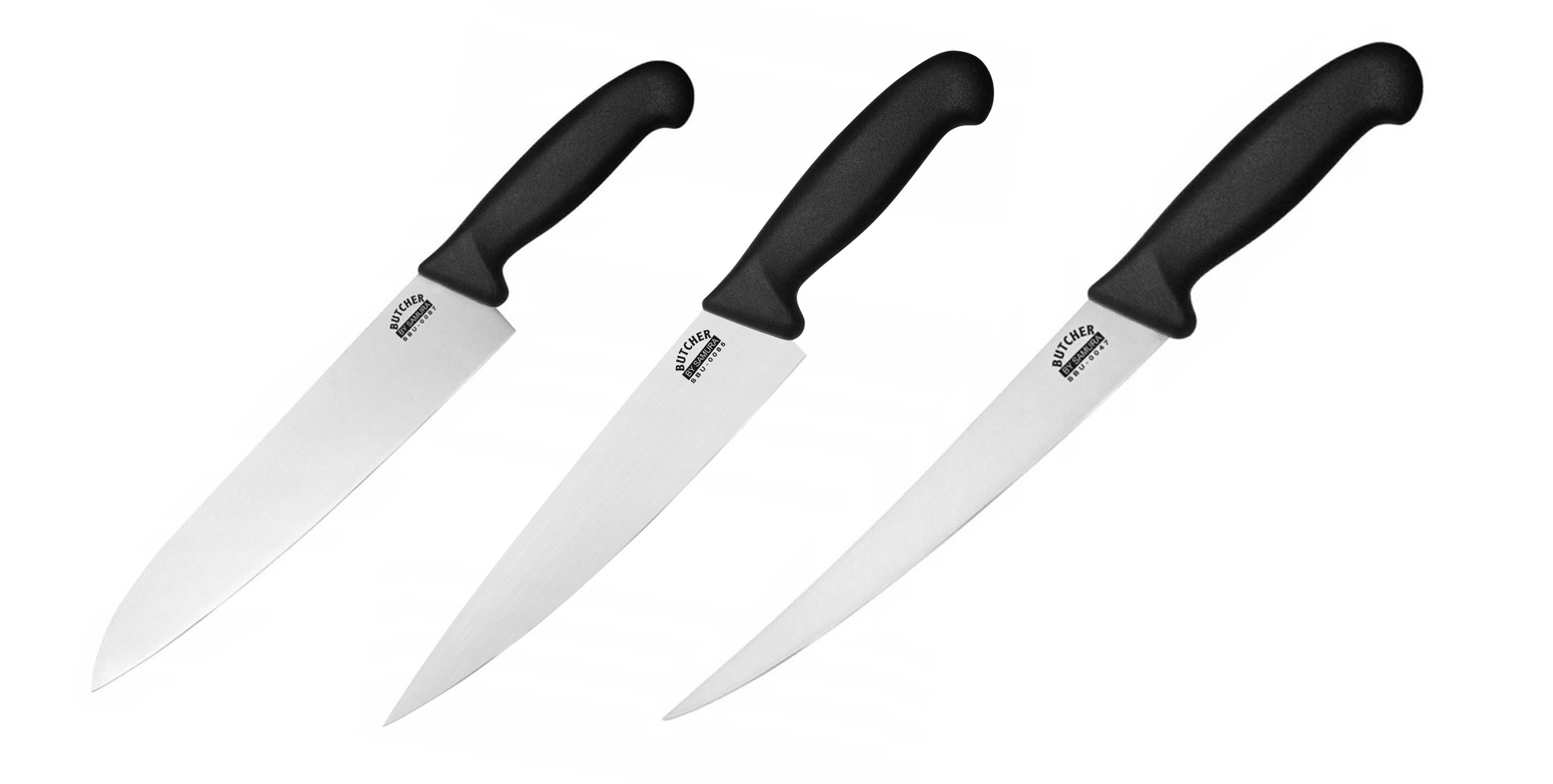 Zestaw 3 profesjonalnych noży Samura Butcher